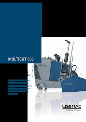 Seghe da pavimento Lissmac Multicut 800 GH