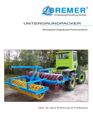 Rulli packer Bremer D 90/25