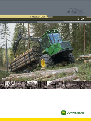 Forwarder John Deere 1010 D