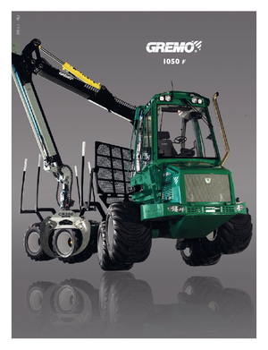 Forwarder Gremo 1050 F