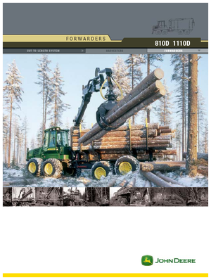 Forwarder John Deere 1110 D