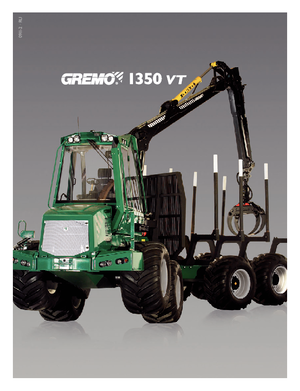 Forwarder Gremo 1350 VT