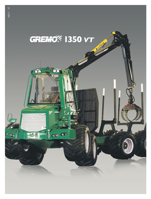 Forwarder Gremo 1350 VT