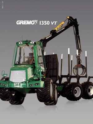 Forwarder Gremo 1350 VT