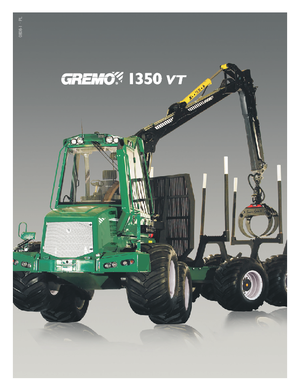 Forwarder Gremo 1350 VT