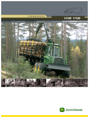 Forwarder John Deere 1410 D