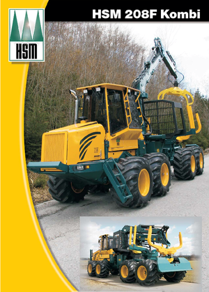 Forwarder HSM 208 F 11 to Kombi
