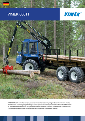 Forwarder Vimek 606 TT