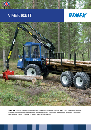 Forwarder Vimek 606 TT