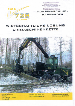 Forwarder Pika 728 Combi