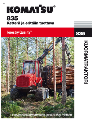 Forwarder Komatsu 835