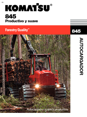 Forwarder Komatsu 845