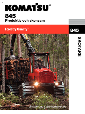 Forwarder Komatsu 845