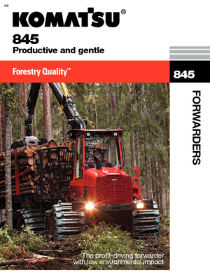 Forwarder Komatsu 845