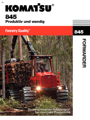 Forwarder Komatsu 845