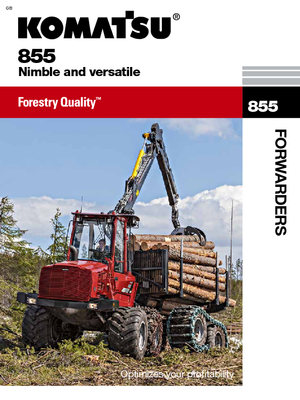 Forwarder Komatsu 855 6WD