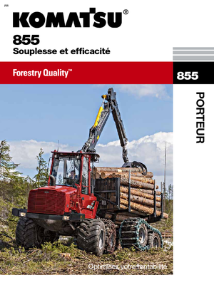 Forwarder Komatsu 855 6WD