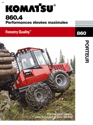 Forwarder Komatsu 860.4