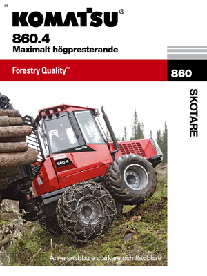 Forwarder Komatsu 860.4