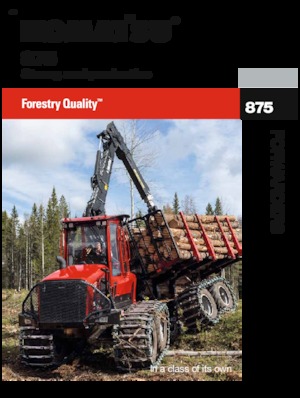 Forwarder Komatsu 875