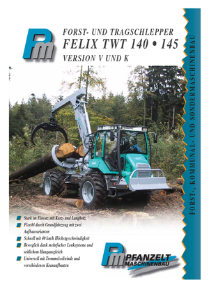 Forwarder Pfanzelt Felix 140 V
