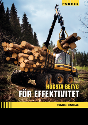 Forwarder Ponsse Gazelle
