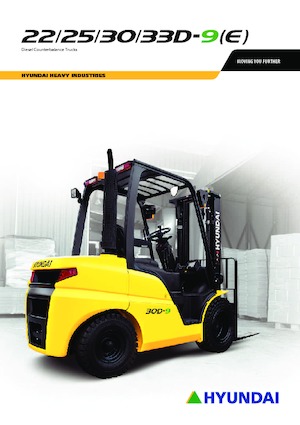 Carrelli elevatori frontali diesel Hyundai 30D-9E