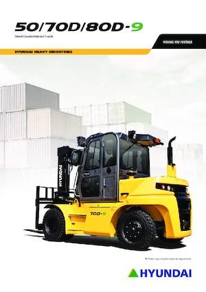 Carrelli elevatori frontali diesel Hyundai 80D-9