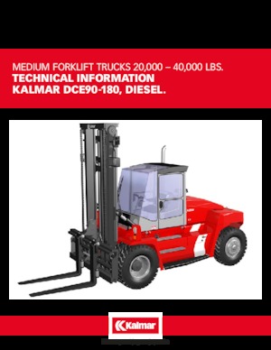 Carrelli elevatori frontali diesel Kalmar DCE 160-12