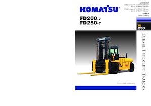 Carrelli elevatori frontali diesel Komatsu FD200-7