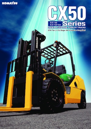 Carrelli elevatori frontali diesel Komatsu FD40T-10