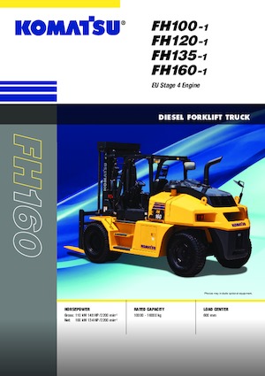 Carrelli elevatori frontali diesel Komatsu FH160-1