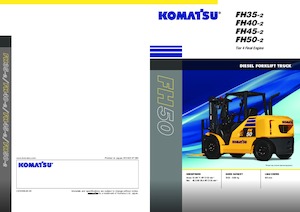 Carrelli elevatori frontali diesel Komatsu FH45-2