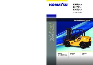 Carrelli elevatori frontali diesel Komatsu FH80-2