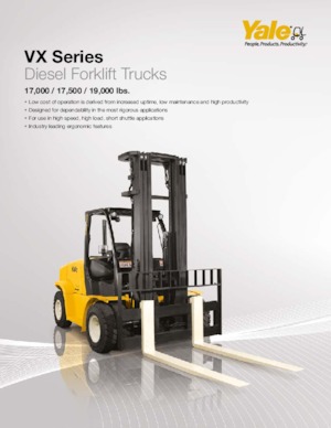Carrelli elevatori frontali diesel Yale GP175VX