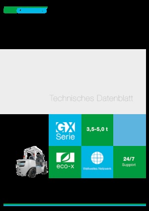Carrelli elevatori frontali diesel UniCarriers GX 40 H