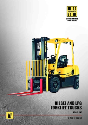 Carrelli elevatori frontali diesel Hyster H2.5XT