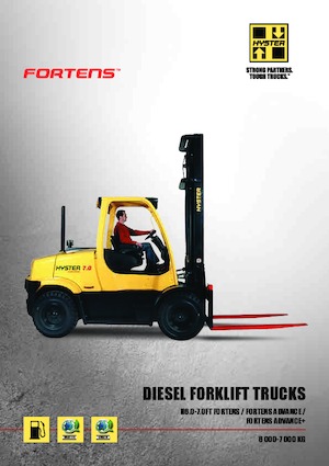 Carrelli elevatori frontali diesel Hyster H7.0FT