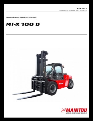 Carrelli elevatori frontali diesel Manitou MI-X 100 D