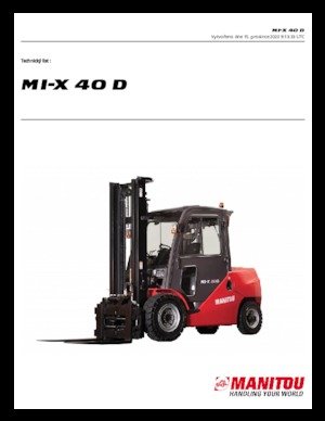 Carrelli elevatori frontali diesel Manitou MI-X 40 D