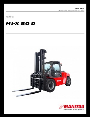 Carrelli elevatori frontali diesel Manitou MI-X 80 D