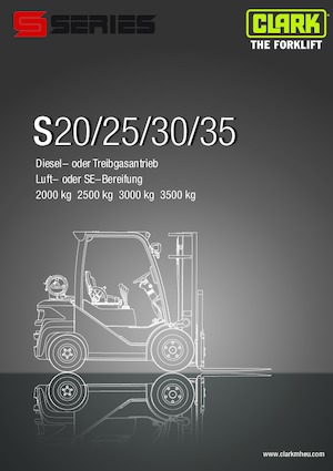 Carrelli elevatori frontali diesel Clark S 35 D