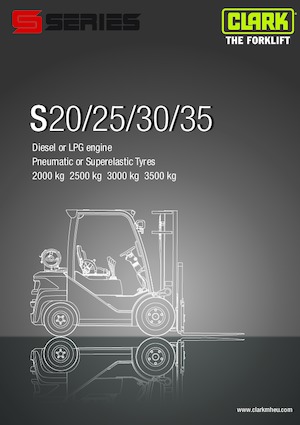 Carrelli elevatori frontali diesel Clark S 35 D