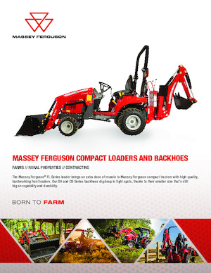 Pala gommata Massey Ferguson MF FL,1805 