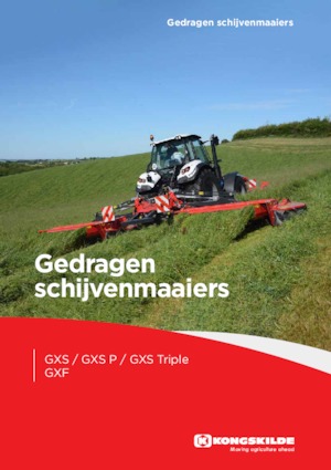 Falciatrici a dischi frontale disco con condizionatore Kongskilde GXF 3605 P