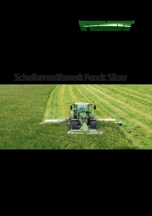 Falciatrici a dischi frontale disco con condizionatore Fendt Slicer 310 FZRC