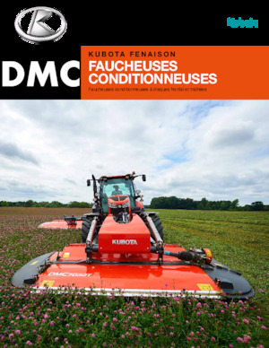 Falciatrici a dischi frontale disco con condizionatore Kubota DMC8028R