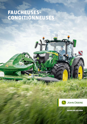 Falciatrici a dischi frontale disco con condizionatore John Deere F310R