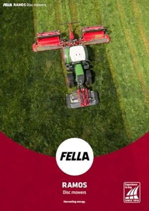 Falciatrici a dischi frontale disco con condizionatore Fella Ramos 3060 FP-KC