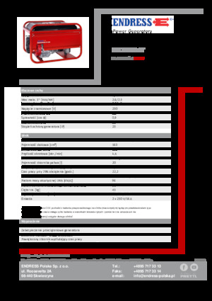 Generatori a benzina Endress ESE 206 HS-GT